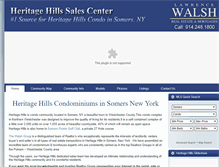 Tablet Screenshot of heritagehillssalescenter.com